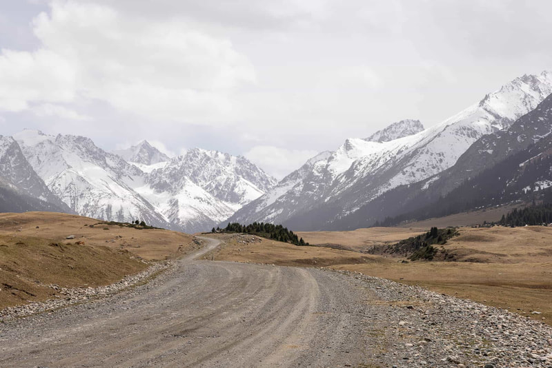 Mountain views in Kyrgyzstan